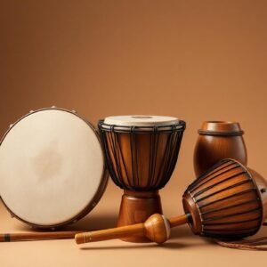 Kit de percussão artesanal